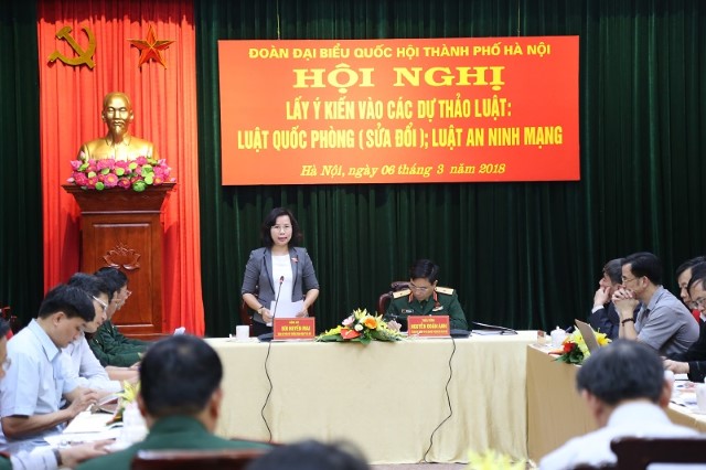 13 ý kiến đóng góp vào dự án Luật Quốc phòng và Luật An ninh mạng